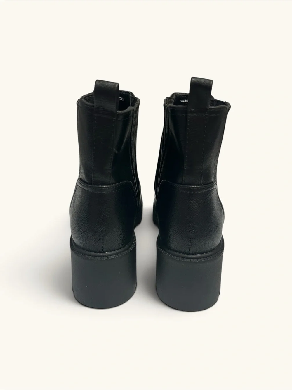 Dolce Vita. NWOT. Black Lug Sole Chelsea Ankle Boots